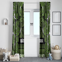 Aotearoa Iwi Ngāti Tama ki Taranaki Trust Window Curtain Maori Wharenui House Tribal Pattern LT9 - Polynesian Pride