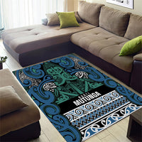 Aotearoa Iwi Ngati Mutunga Area Rug Maori Wharenui House Tribal Pattern LT9 - Polynesian Pride