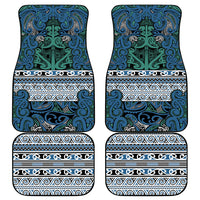 Aotearoa Iwi Ngati Mutunga Car Mats Maori Wharenui House Tribal Pattern LT9 - Polynesian Pride