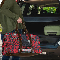 Aotearoa Iwi Te ati Awa Travel Bag Maori Wharenui House Tribal Pattern LT9 - Polynesian Pride