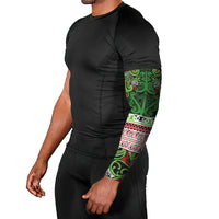 Aotearoa Iwi Ngati Maru Hauraki Arm Sleeves Maori Wharenui House Tribal Pattern LT9 - Polynesian Pride