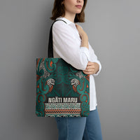 Aotearoa Iwi Ngāti Maru Taranaki Tote Bag Maori Wharenui House Tribal Pattern LT9 - Polynesian Pride