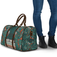 Aotearoa Iwi Ngāti Maru Taranaki Travel Bag Maori Wharenui House Tribal Pattern LT9 - Polynesian Pride