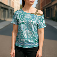 Aotearoa Iwi Ngati Paoa Cross Shoulder Shirt Maori Wharenui House Tribal Pattern LT9 - Polynesian Pride