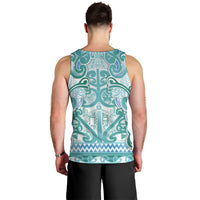 Aotearoa Iwi Ngati Paoa Men Tank Top Maori Wharenui House Tribal Pattern LT9 - Polynesian Pride