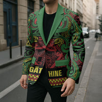 Aotearoa Iwi Ngati Hine Blazer Maori Wharenui House Tribal Pattern LT9 - Polynesian Pride