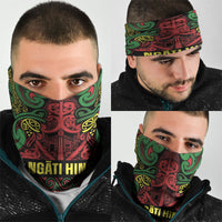 Aotearoa Iwi Ngati Hine Neck Gaiter Maori Wharenui House Tribal Pattern LT9 - Polynesian Pride