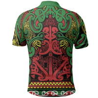Aotearoa Iwi Ngati Hine Polo Shirt Maori Wharenui House Tribal Pattern LT9 - Polynesian Pride