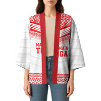 Custom Mate Ma'a Tonga Heritage Kimono Pacific Tribal Rugby White Edition - Polynesian Pride