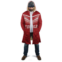 Custom Pacific Rugby Spirit Cloak Tonga Ngatu Pride Red Edition LT9 - Polynesian Pride