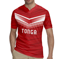 Custom Pacific Rugby Spirit Rugby Jersey Tonga Ngatu Pride Red Edition LT9 - Polynesian Pride