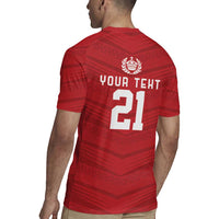 Custom Pacific Rugby Spirit Rugby Jersey Tonga Ngatu Pride Red Edition LT9 - Polynesian Pride