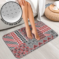 Aotearoa Kowhaiwhai Taniko Patchwork Motifs Bathroom Set LT9 - Polynesian Pride