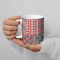 Aotearoa Kowhaiwhai Taniko Patchwork Motifs Ceramic Mug - Polynesian Pride