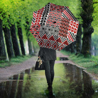 Aotearoa Kowhaiwhai Taniko Patchwork Motifs Umbrella - Polynesian Pride