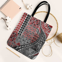 Aotearoa Maori Tribal Tattoo Tote Bag Kowhaiwhai Taniko Patchwork Motifs - Polynesian Pride