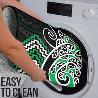 Green Aotearoa Tukutuku Manawa Tapu Bathroom Set Ta Moko Toi Maori LT9 - Polynesian Pride