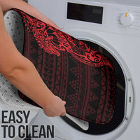 Red Couple Dolphins Maori Polynesian Style Bathroom Set - Polynesian Pride