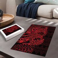 Red Couple Dolphins Maori Polynesian Style Puzzle - Polynesian Pride