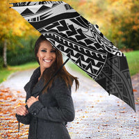 White Couple Dolphins Maori Polynesian Style Umbrella LT9 - Polynesian Pride