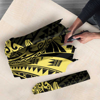 Yellow Couple Dolphins Maori Polynesian Style Umbrella LT9 - Polynesian Pride