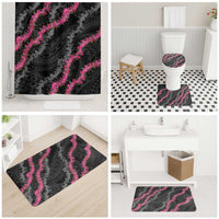 Guam Bougainvillea Lei Bathroom Set Chamorro Tribal Pattern LT9 - Polynesian Pride