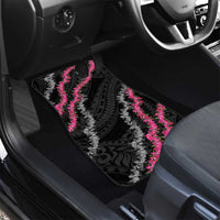 Guam Bougainvillea Lei Car Mats Chamorro Tribal Pattern