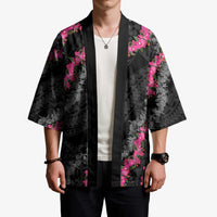 Guam Bougainvillea Lei Kimono Chamorro Tribal Pattern - Polynesian Pride