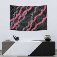 Guam Bougainvillea Lei Tapestry Chamorro Tribal Pattern