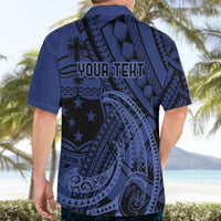 Custom Samoa 62nd Manuia le Aso Tuto'atasi Hawaiian Shirt Samoan Tatau Blue Art LT9 - Polynesian Pride