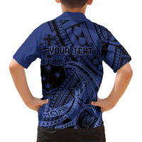 Custom Samoa 62nd Manuia le Aso Tuto'atasi Hawaiian Shirt Samoan Tatau Blue Art LT9 - Polynesian Pride