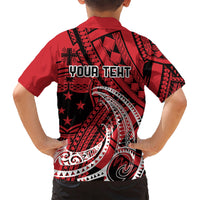 Custom Samoa Manuia le 62 Tausaga O le Tutoatasi Hawaiian Shirt Samoan Tatau Red Art LT9 - Polynesian Pride