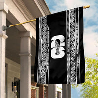 New Zealand Football White Fern Supporter Garden Flag LT9 House Flag Black - Polynesian Pride