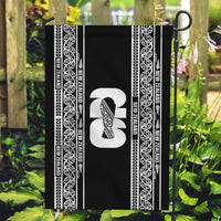 New Zealand Football White Fern Supporter Garden Flag LT9 Garden Flag Black - Polynesian Pride