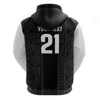 Custom New Zealand Football White Fern Supporter Hoodie LT9 - Polynesian Pride