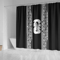 New Zealand Football White Fern Supporter Shower Curtain LT9 - Polynesian Pride
