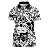 Guam Hafa Adai Guasali Flowers Women Polo Shirt