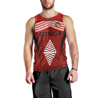 Custom Tonga Rugby Men Tank Top Go Champions World Cup 2023 Ngatu Unique LT9 - Polynesian Pride