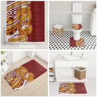 Couple Dolphins Maori Motif Bathroom Set - Polynesian Pride