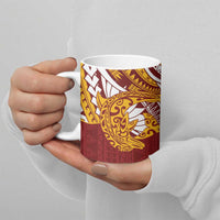 Couple Dolphins Maori Motif Ceramic Mug - Polynesian Pride