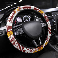 Couple Dolphins Maori Motif Steering Wheel Cover - Polynesian Pride