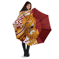 Couple Dolphins Maori Motif Umbrella LT9 - Polynesian Pride
