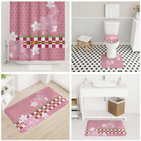 Japanese Asanoha Pattern Bathroom Set Charm Against Evil Spirits LT9 - Polynesian Pride