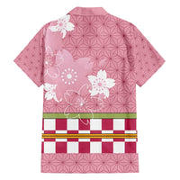 Japanese Asanoha Pattern Family Matching Tank Maxi Dress and Hawaiian Shirt Charm Against Evil Spirits - Polynesian Pride