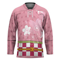 Japanese Asanoha Pattern Hockey Jersey Charm Against Evil Spirits - Polynesian Pride