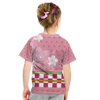 Japanese Asanoha Pattern Kid T Shirt Charm Against Evil Spirits - Polynesian Pride