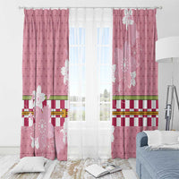 Japanese Asanoha Pattern Window Curtain Charm Against Evil Spirits - Polynesian Pride