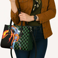 Japanese Asanoha Pattern Leather Bag Sun Flame Slayer Dragon Hinokami Kagura Spirit LT9 - Polynesian Pride