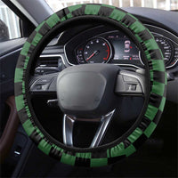 Japanese Asanoha Pattern Steering Wheel Cover Sun Flame Slayer Dragon Hinokami Kagura Spirit - Polynesian Pride