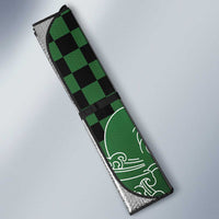 Japanese Asanoha Pattern Auto Sun Shade Water Breathing Slayer Dragon LT9 - Polynesian Pride